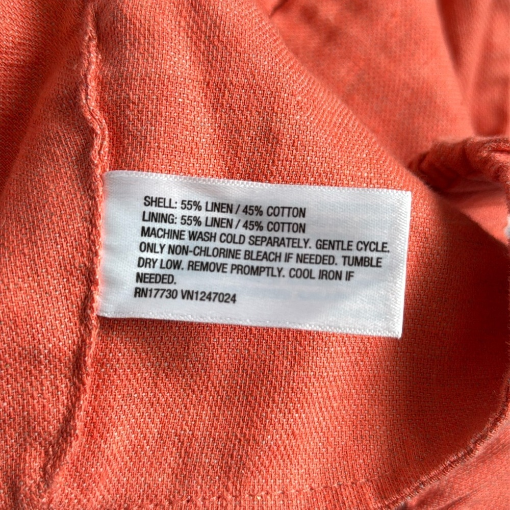 New Orange/Coral Bustier Crop Tank Top XS - Picture 9 of 12